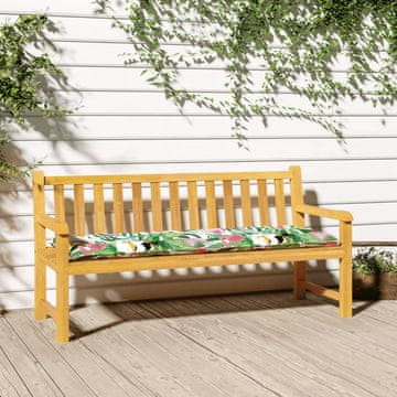 Vidaxl Jastuk za vrtnu klupu, šareni, 150x50x7 cm, tkanina
