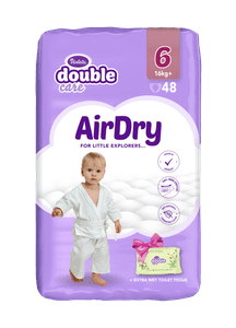 Violeta Air Dry Junior Plus pelene, 48/1 + toaletni papir, vlažni