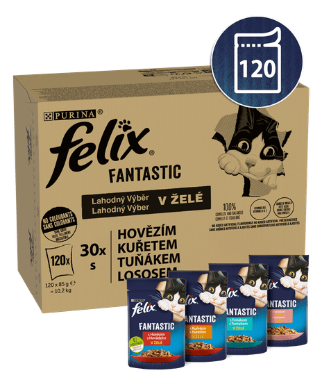 Felix Fantastic multipack slastan izbor u želeu, 120 x 85 g