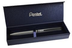 Pentel gel kemijska olovka, EnerGel High Class BL2507N-CK, 0.7 mm, siva