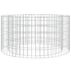 Vidaxl Gabionsko ložište Ø 100 cm od pocinčanog željeza