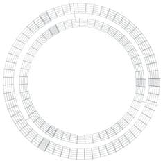 Vidaxl Gabionsko ložište Ø 100 cm od pocinčanog željeza