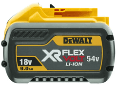 DeWalt DCB547 XR Li-Ion baterija FLEXVOLT, 18/54 V 9,0 Ah