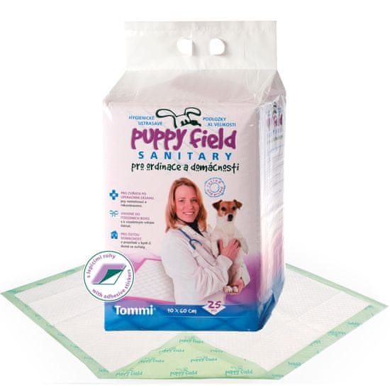 Tommi podloga za štence Puppy Field SANITARY, 25 komada