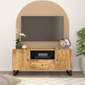 Vidaxl TV ormarić, 105x33,5x46 cm, drvo manga i smola