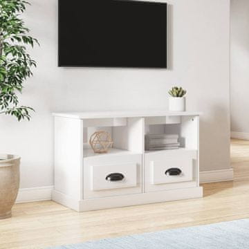 Vidaxl TV ormarić sjajno bijeli 80x35x50 cm