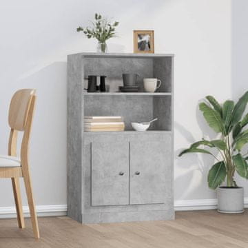 Vidaxl Komoda betonsko siva 60x35,5x103,5 cm