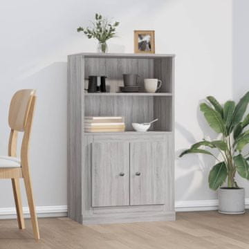 Vidaxl Komoda, sivi hrast sonoma, 60x35,5x103,5 cm