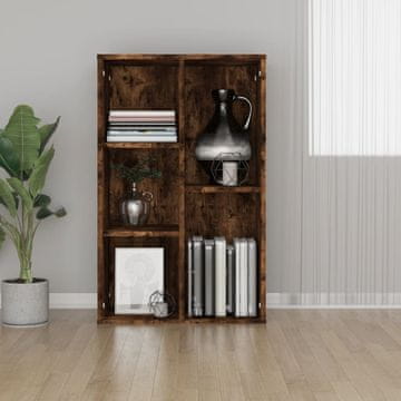 Vidaxl Biblioteka/Ormarić Dimljeni hrast 50x25x80 cm