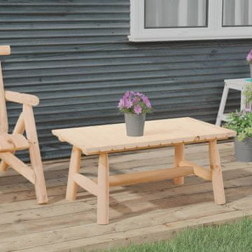 Vidaxl Klub stolić, 90x50x41 cm, masivno smrekovo drvo