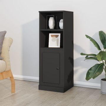 Vidaxl Ormarić, crni, 36x35,5x103,5 cm, materijal na bazi drva