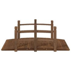 Vidaxl Vrtni most s ogradama 150 x 67 x 56 cm od masivnog drva smreke