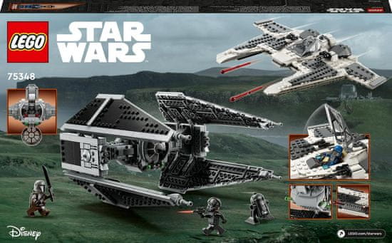 LEGO Star Wars 75348 Mandalorian Fang Fighter vs. TIE Interceptor