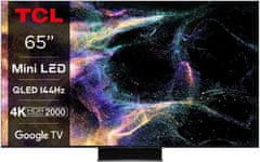 65C845 MiniLED QLED 4K UHD televizor, Google TV