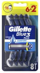 Gillette muške britvice Blue3, 8 komada 
