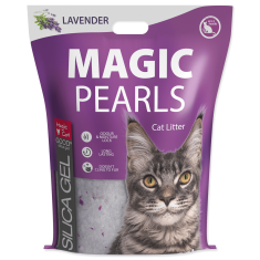 Magic Pearls posip za mačji WC Laveder, 16 l
