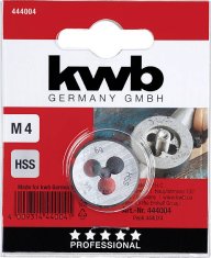 KWB kružna navojna čeljust M4, HSS (49444004)