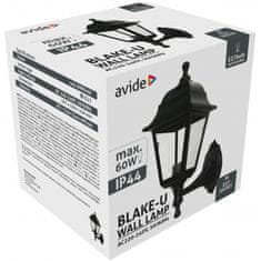 Avide Vanjska zidna svjetiljka (9570863) BLAKE-U, 1xE27 IP44, black