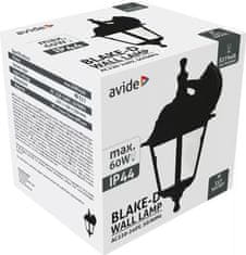 Avide Vanjska zidna svjetiljka (9570864) BLAKE-D 1xE27 IP44, crna