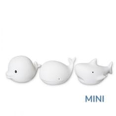 Rabbit&Friends Mini set silikonskih lampica, morski pas, delfin i kit