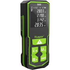 Huepar PRO Aku. digitalni daljinomjer 60M HD LCD USB
