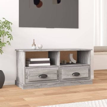Vidaxl TV ormarić, sivi hrast sonoma, 93x35,5x45 cm