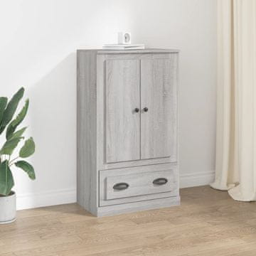Vidaxl Komoda, sivi hrast sonoma, 60x35,5x103,5 cm