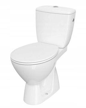 CERSANIT WC kompaktna bijela WC sjedala sa sjedalom KASKADA 3/6 L
