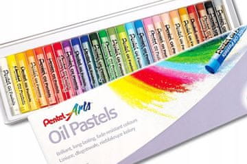 Pentel Školski uljni pastele 25 boja