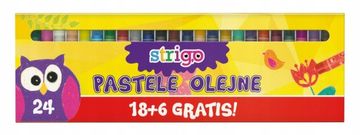 STRIGO Školske pastelne bojice 24 boje