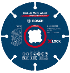 BOSCH Professional disk za rezanje EXPERT Carbide Multi Wheel X-LOCK, 125 mm, 22,23 mm (2608901193)