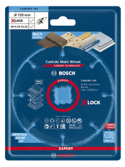 BOSCH Professional disk za rezanje EXPERT Carbide Multi Wheel X-LOCK, 125 mm, 22,23 mm (2608901193)