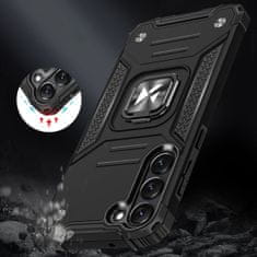 MG Ring Armor maska za Samsung Galaxy S23, crno