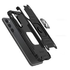 MG Ring Armor maska za Samsung Galaxy S23, crno