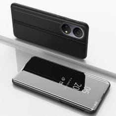 MG Clear View preklopna maska za Honor X8 5G, crno