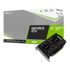 PNY GeForce GTX 1650 Dual Fan grafička kartica (VCG16504D6DFPPB)