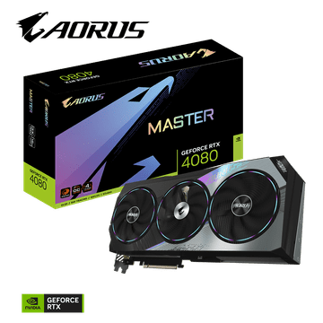 Gigabyte GeForce RTX 4080 Aorus Master grafička kartica, 16 GB (GV-N4080AORUS M-16GD)