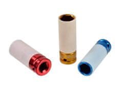 GEKO 3x zaštitne utičnice za aluminijske naplatke 17, 19, 21 mm