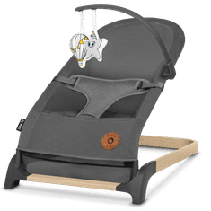 Lionelo June Air Grey stolica za ljuljanje