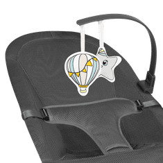 Lionelo June Air Grey stolica za ljuljanje