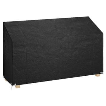Vidaxl Navlaka za vrtnu klupu, 12 rupica za otvaranje, 210x70x70/88 cm, PE