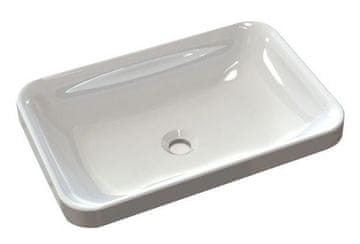 SAPHO ASTORIA Ugradbeni umivaonik, liveni mramor, 55x37 cm, bijeli