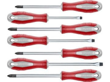 Fortum Odvijači (4740930) set od 7 dijelova, 3x(-), 2x(PH), 2x(PZ), S2