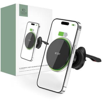 Tech-protect V3 Vent MagSafe držač mobitela za auto 15W, crno