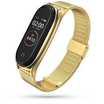 Tech-protect Milanese remen za Xiaomi Mi Band 7, gold