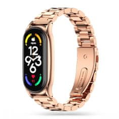 Tech-protect Stainless remen za Xiaomi Mi Band 7, rose gold