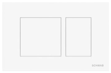 Schwab SCHWAB CERES upravljačka tipka, 246x159mm, sjajna bijela plastika