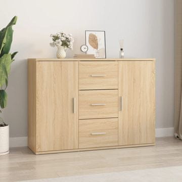 Vidaxl Ormarić, hrast sonoma, 91x29,5x65 cm, materijal na bazi drva