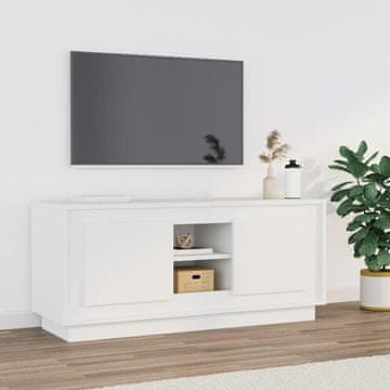 Vidaxl TV ormarić bijeli 102x35x45 cm materijal na bazi drveta