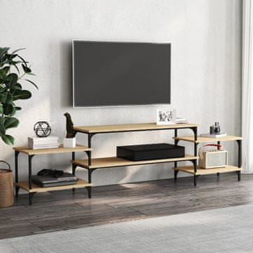 Vidaxl TV ormarić Sonoma hrast 197x35x52 cm Materijal na bazi drveta
